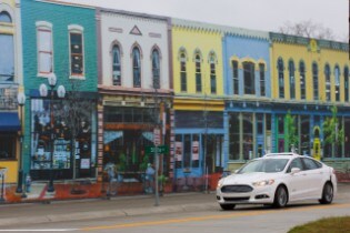 Fusion Hybrid Research Vehicle at Mcity